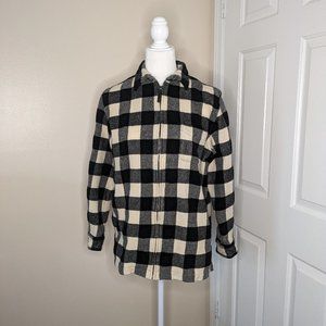 Lauren Ralph Lauren 100% pure laine (wool) plaid jacket size L